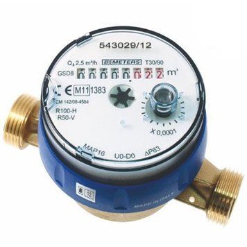 Лічильник холодної води BMeters GSD8-RFM 1/2 "AF Ду 15 (з можливістю підключення модулів) клас B