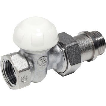 Клапан запорный радиаторный отсечной (нижний на обратку) прямой R15TG Giacomini Ду 25 (G 1&rsquo;')