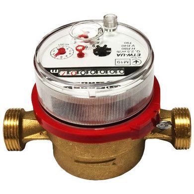 Счётчик горячей воды Gross ETW-UA R80 (Q3 2,5) L110 Ду 15