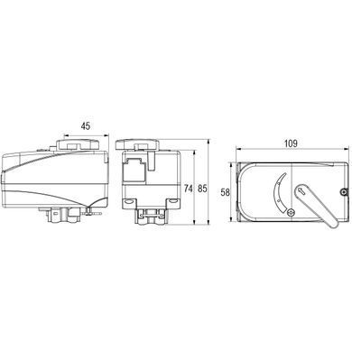 Кран шаровый IVR 220G с электроприводом Fir&scaron;t S9000-2P Ду 15