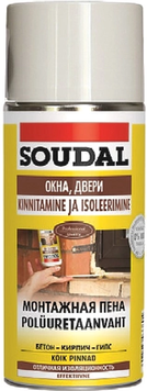 Пена монтажная SOUDAL (окна-двери) 300 мл (223002), 300 мл