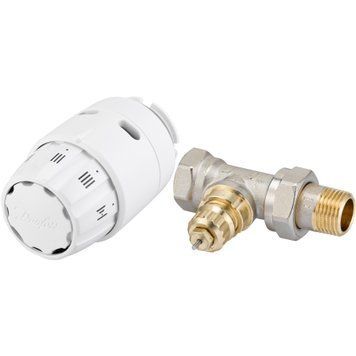 Клапан з термоголовкою прямий для радіатора 013G5142 Danfoss RAS-C2 TRV Ду 15 (G &frac12;&rsquo;')