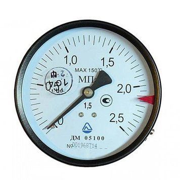 Манометр ДМ 05100-01М осьовий 600 кПа кл. 1,5 G&frac12;"